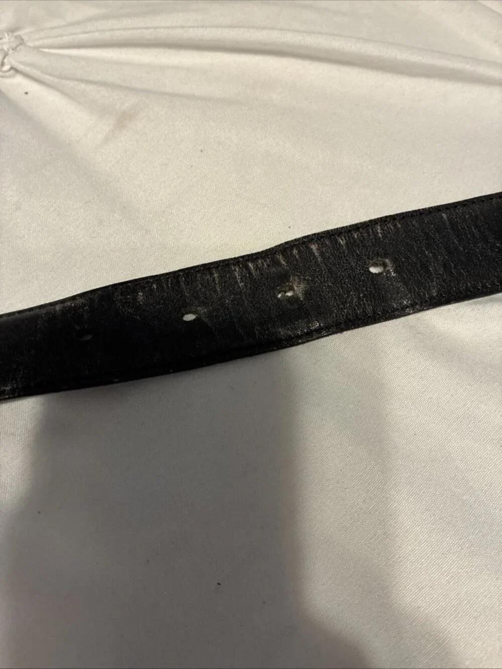 Pierre Cardin Authentic Vintage Solid Black Calfskin Leather Belt 38 / 95 Spain